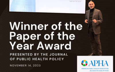 Facing Leadership that Kills receives the Best Paper Award at APHA 2023