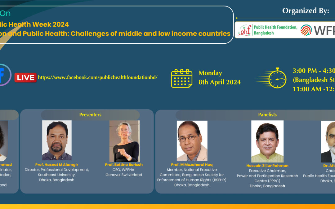 GPHW2024: Urbanization and Public Health: Challenges of middle and low income countries