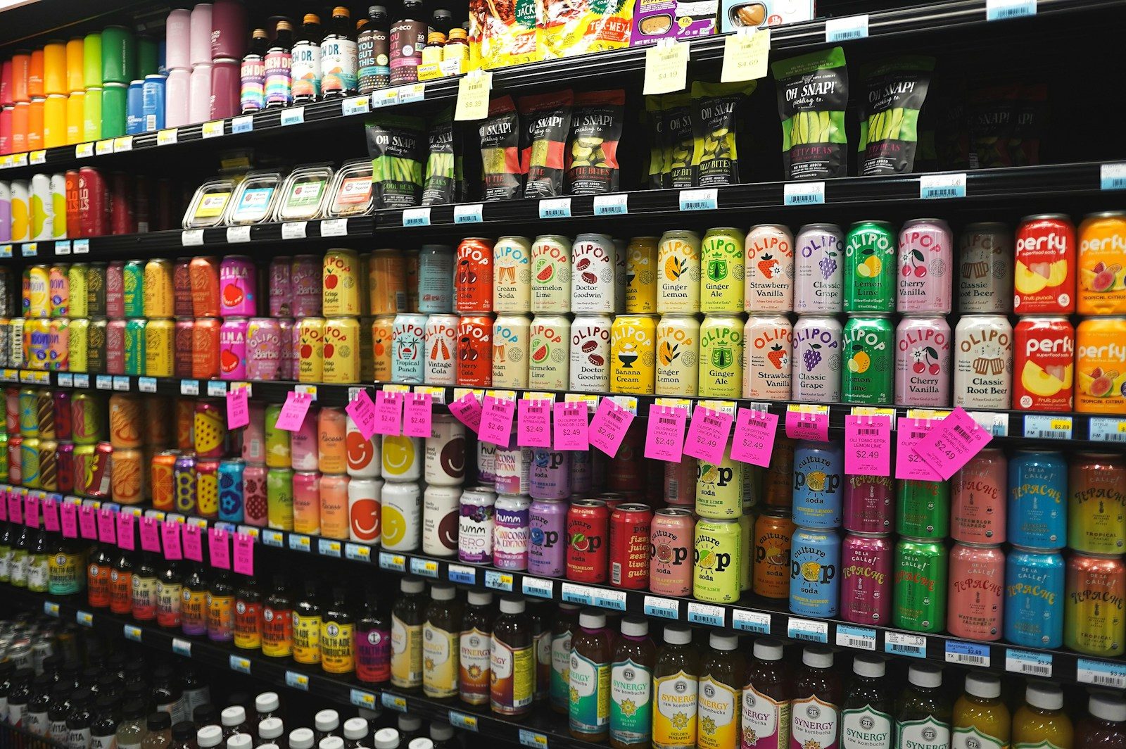 A store filled with lots of different types of drinks